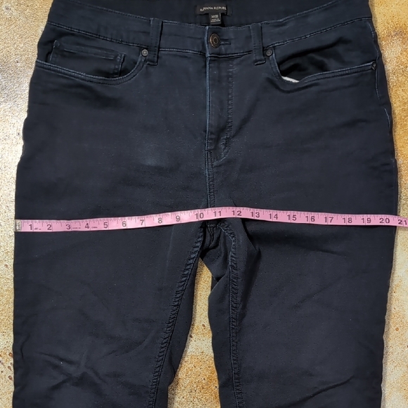 Banana Republic Men's Black Straight Stretchy Cotton Jeans Size 34x32 - Picture 8 of 11